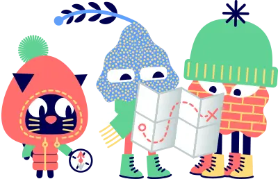 Kidcat et ses amis